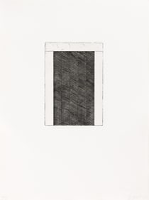 Brice Marden (1938-2023), Plate C (12 Views for Caroline Tatyana), 1977.