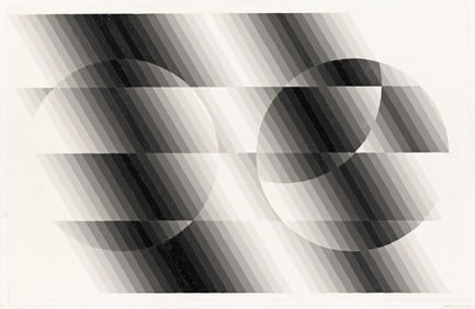 Sewell Sillman (1924-1992), Black and White, 1975.