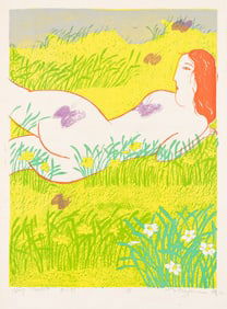 Mayumi Oda (b. 1941), Spring Meadow, 1975.