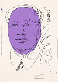 Andy Warhol (1928-1987), Mao, 1974.