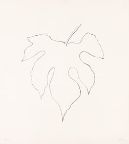 Ellsworth Kelly (1923-2015), Wild Grape Leaf, 1979-80.