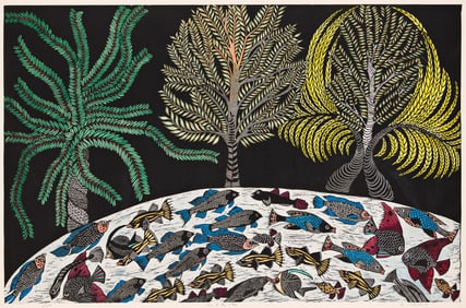 Nefertiti Goodman (b. 1950), Fish of the Nile, 1979.