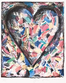 Jim Dine (b. 1935), Confetti Heart, 1985.