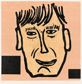 Donald Baechler (1956-2022), Five Woodcuts, 1985.