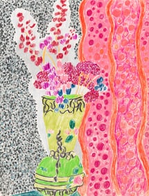 Lynne Drexler (1928-1999), Flowers, 1987.