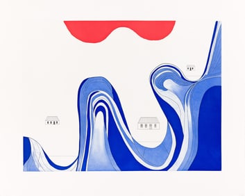 Louise Bourgeois (1911-2010), Lacs de Montagne, 1997.