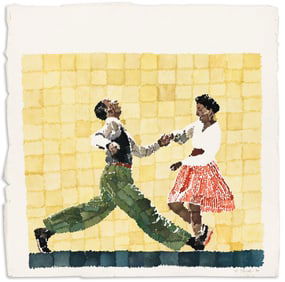 Richard Yarde (1939-2011), Heel & Toe (Savoy Dancers Series), 1994.