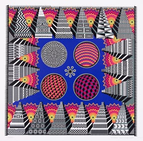 Pedro Friedeberg (b. 1936), TeotihuacanizaciÛn de Mesopotamia o Soles de Niniveh, circa 2000.