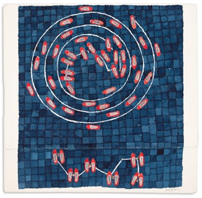 Richard Yarde (1939-2011), Dance of the Red Shoes (Ring Shout Series.), 2001.