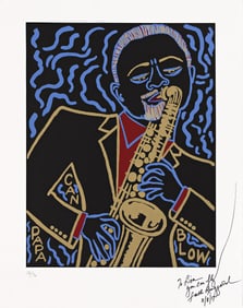 Faith Ringgold (1930-2024), Papa Can Blow, 2005.