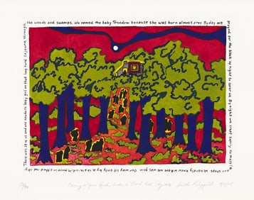 Faith Ringgold (1930-2024), Coming to Jones Road: Under a Blood Red Sky #6, 2005.