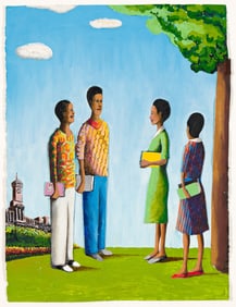 Benny Andrews (1930-2006), Classmates, 2002.