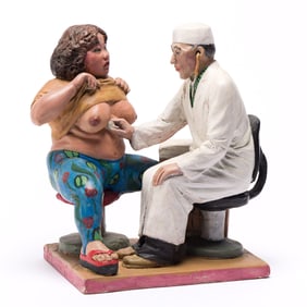 Li Zhanyang (b. 1969), Doctorís Visit, 2001.