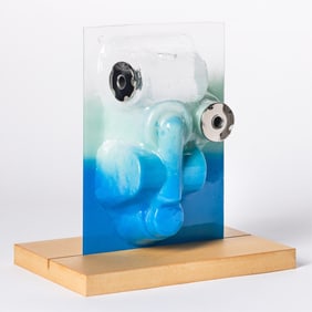 Mika Tajima (b. 1975), Death in the Afternoon (Blue/Celadon) 6, 2015.