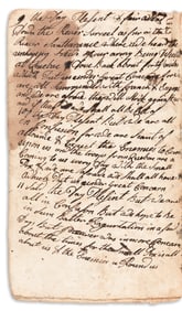 (AMERICAN REVOLUTION--1776.) Benjamin Beal. Unpublished diary of a lieutenant serving in the