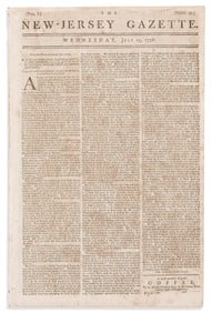 (AMERICAN REVOLUTION--1778.) The Battle of Monmouth, discussed in an issue of the New-Jersey