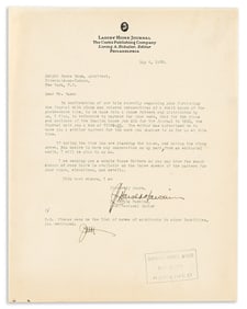 (ARCHITECTURE.) Extensive archive of client files of important architect Dwight James Baum.