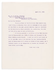 (CALIFORNIA.) Reports and correspondence of the California Wine Association. San Francisco, CA,