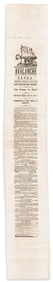 (CIVIL WAR--CONFEDERATE.) Avalanche Extra, a newspaper broadside shortly before Tennessee secession.