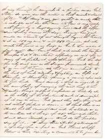 (CIVIL WAR--CONFEDERATE.) W.R. Scruggs. Letter discussing Lee's Maryland Campaign just before the