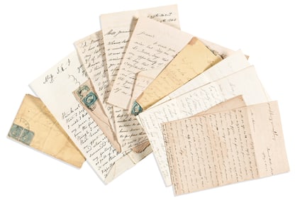 (CIVIL WAR--CONFEDERATE.) Simon S. Bohannan. Courtship letters of a North Carolina officer. Various