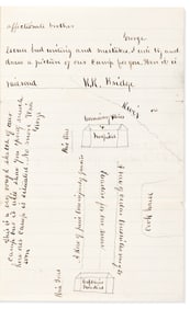 (CIVIL WAR--OHIO.) Letter describing an abusive secessionist woman and a "Camp on Back River," MD, 9