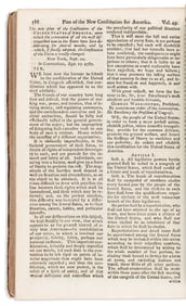 (CONSTITUTION.) The Scots Magazine for 1787, featuring the United States Constitution. Edinburgh,