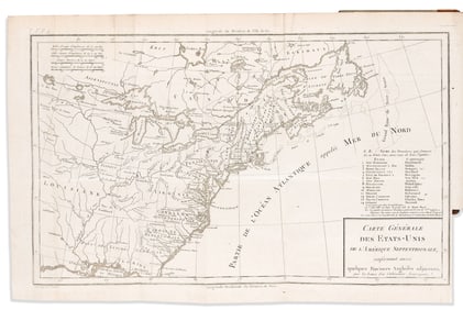 Michel Guillaume St. Jean de CREVECOEUR. Lettres d'un Cultivateur AmÈricain. Paris: Chez Cuchet