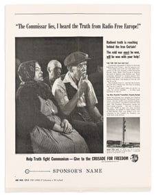 (DEMOCRACY.) Crusade for Freedom: Help Truth Fight Communism press kit in support of Radio Free