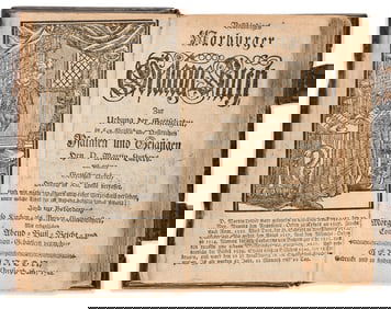 (EARLY AMERICAN IMPRINT.) Vollst‰ndiges Marburger Gesang-Buch. Germantown, PA: Christoph Saur,