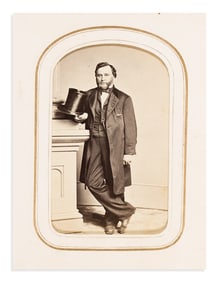 (FAMILY PAPERS.) Photograph albums and papers from the family of W.G. Fargo, founding partner of
