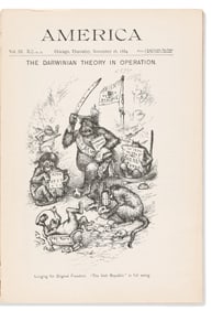 (IMMIGRATION.) America: A Journal for Americans, Devoted to Honest Politics and Good Literature.