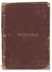 (JUDAICA.) The Pentateuch, Called the Five Books of Moses (School and Family Edition). Milwaukee,