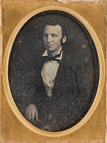 (LOUISIANA.) 3 photographs of Reconstruction governor Benjamin Flanders. New Orleans, LA, circa 1860