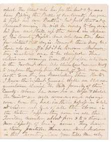 (MORMONS.) Ebenezer Rand. Letters with a non-Mormon perspective on Nauvoo in the 1840s and beyond.