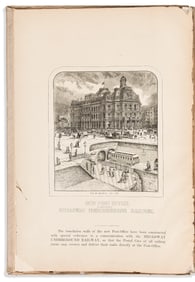 (NEW YORK CITY.) The Broadway Underground Railway. New York: Beach Pneumatic Transit Company, 1872