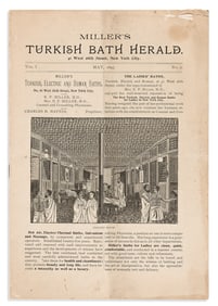 (NEW YORK CITY.) Millerís Turkish Bath Herald, Vol. I, no. 1. New York, May 1895