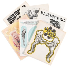 (NEW YORK CITY.) Run of programs for the annual Wigstock drag festivals from 1990 to 1995.