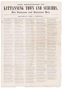 (PENNSYLVANIA.) John L. Churchill. The Resources of Kittanning Town and Suburbs, Her Business and