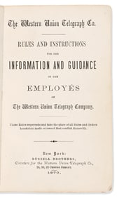 (SCIENCE & TECHNOLOGY.) The Rules and Instructions for the Information and Guidance of the Employees
