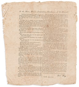 (VIRGINIA.) To the Plain, Honest, Independent Republicans of this District, a Virginia political