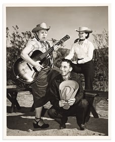 (WEST--ARIZONA.) Ray Manley. Group of photographs of Western performers done for Western Ways.