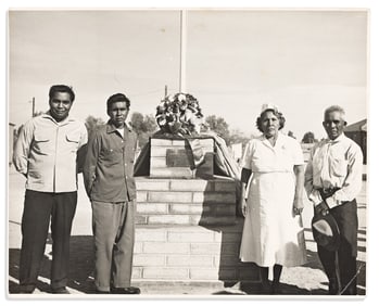 (WORLD WAR TWO.) Family photographs and correspondence relating to Iwo Jima flag-raiser Ira Hayes of