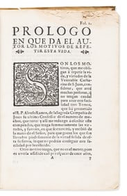 (MEXICAN IMPRINT--PUEBLA.) JosÈ del Castillo Grajeda. Compendio de la vida, y virtudes de la