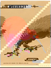 Harry Rogers. Qantas / New Zealand. Circa 1960s.