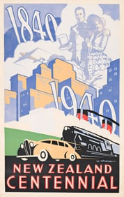Leonard Cornwall Mitchell. New Zealand Centennial. Circa 1939.