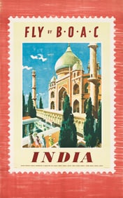 Xenia. Fly by BOAC / India. 1952.