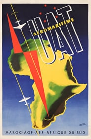 Maurice Pecnard. UAT / Aeromaritime. Circa 1955.