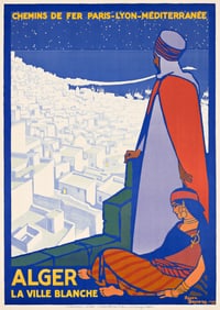 Roger Broders. Alger / La Ville Blanche. 1920.