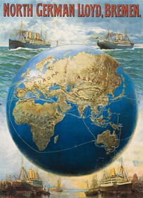 Themistokles Von Eckenbrecher. North German Lloyd, Bremen. Circa 1906.